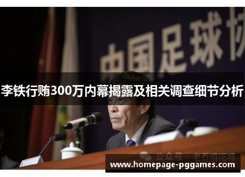 李铁行贿300万内幕揭露及相关调查细节分析 李铁行贿300万内幕揭露及相关调查细节分析